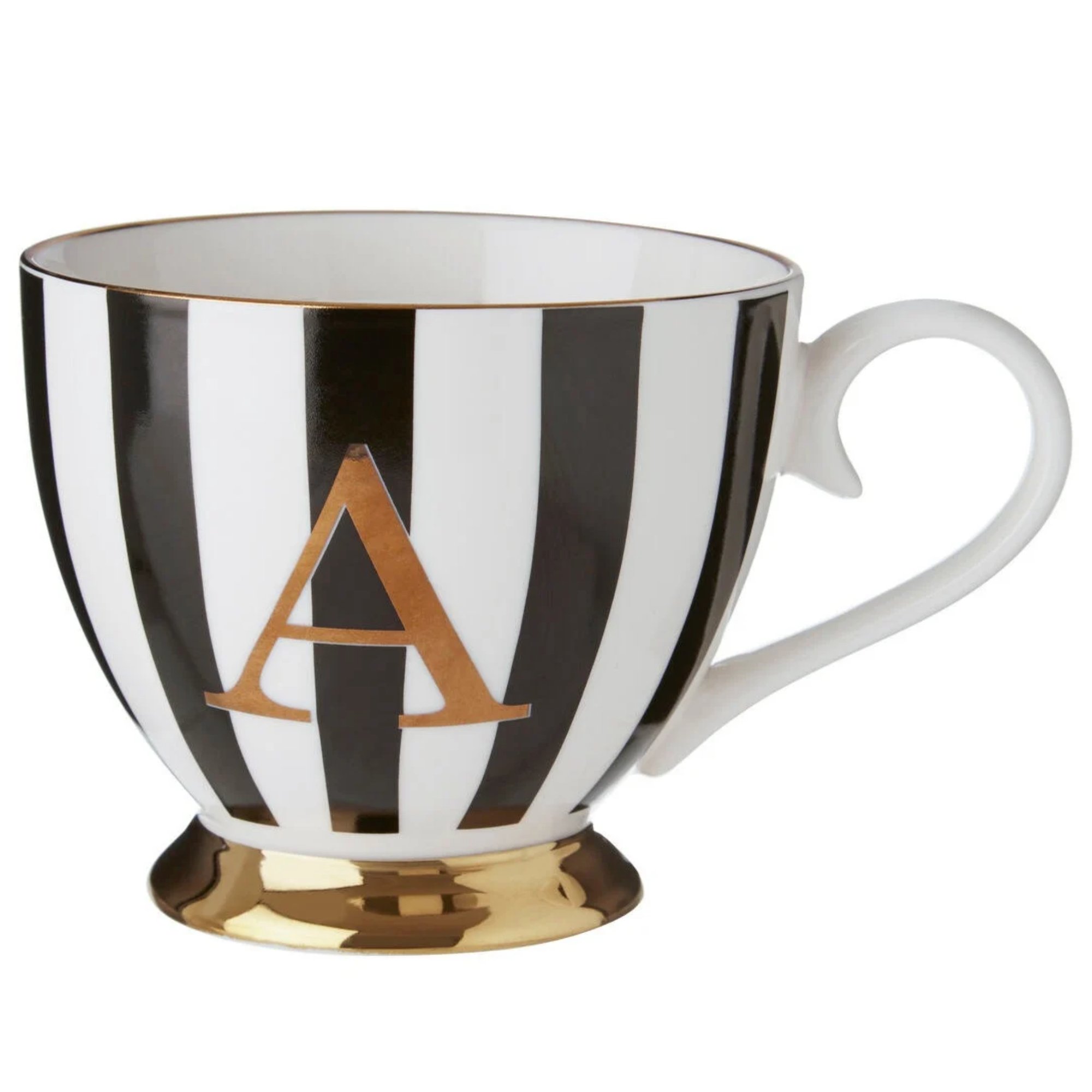 Orsina Duchess A Monogram Mug – Black and White