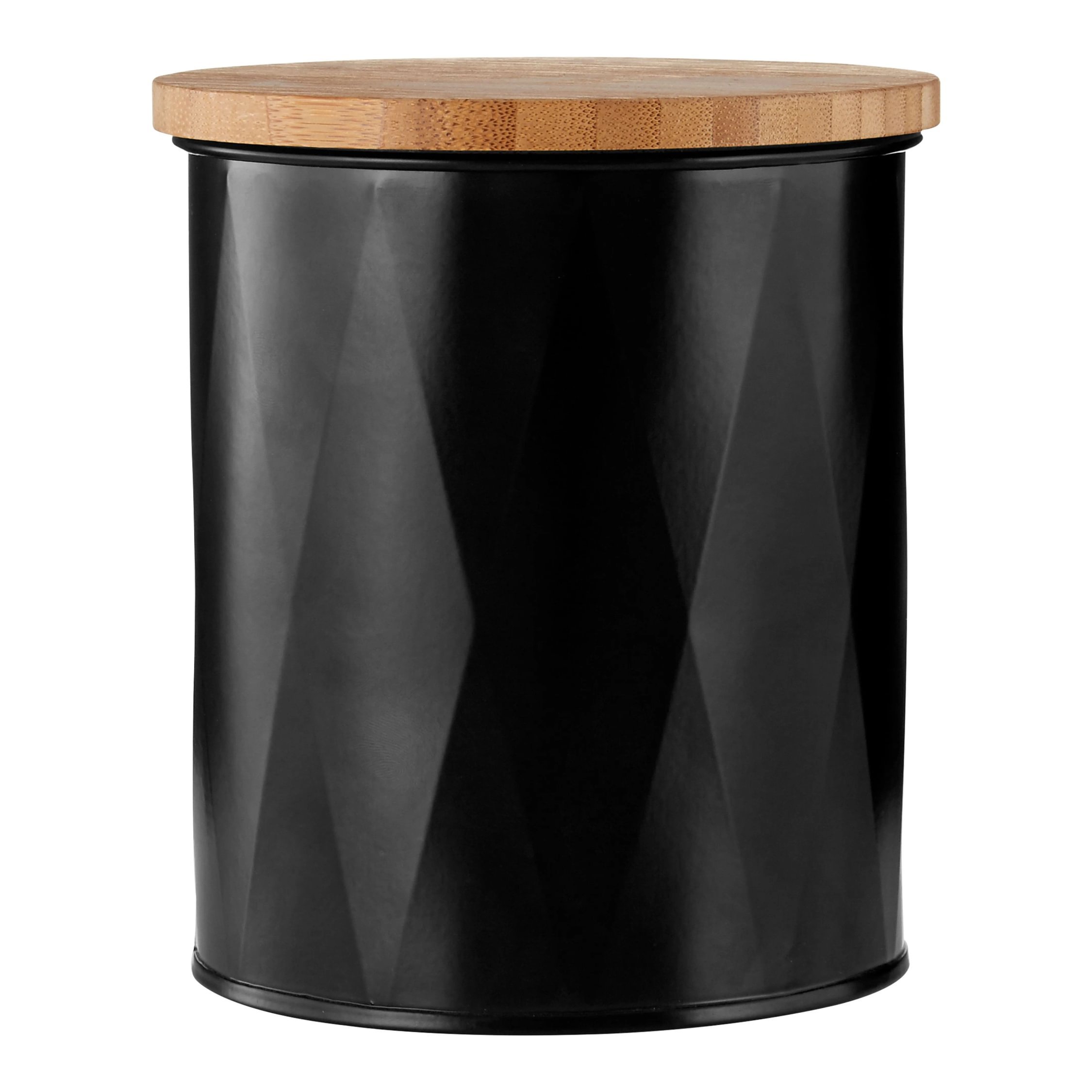 Orsina Rhombus Small Storage Canister – Black