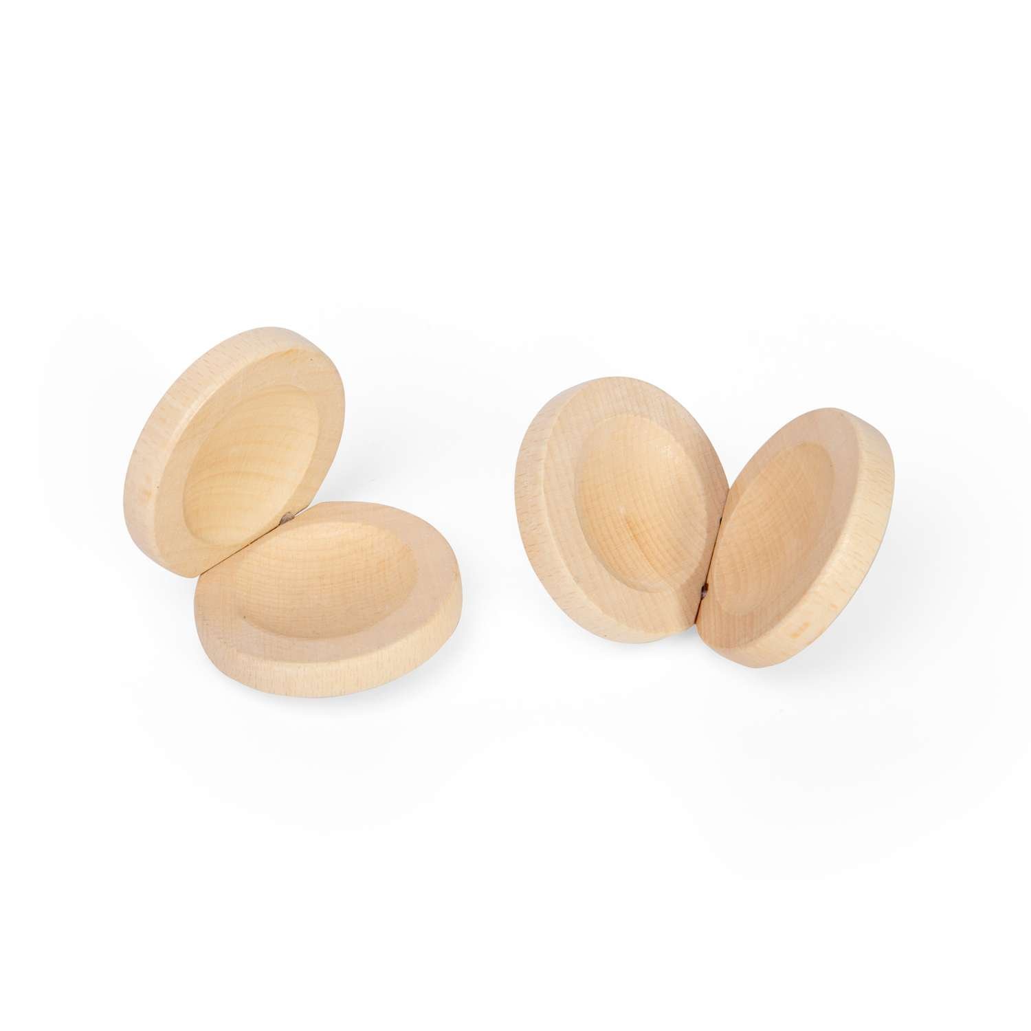Bigjigs Toys Natural Castanet 4 Pack - 12 Months +