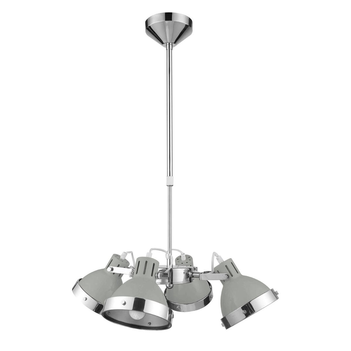 Orsina Jasper 4 Shades Pendant Light - Light Grey