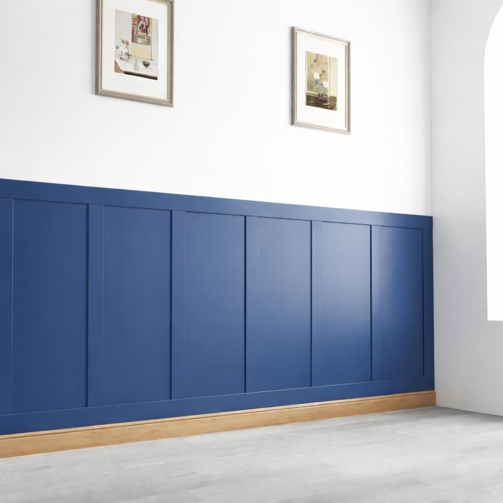 Home Treats Large Wooden Wall Panelling Kit - 30 Slats