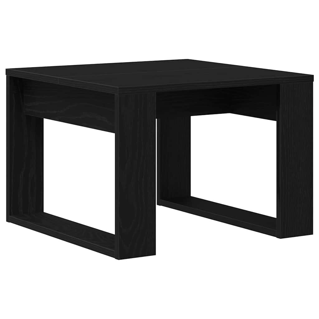 Walplus Square Coffee Table - Dark Oak - 50 x 50 x 35 cm