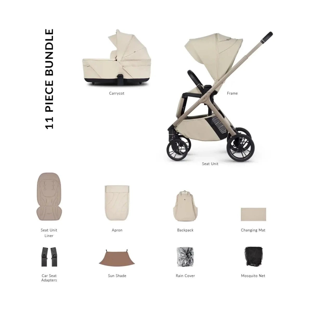 Venicci Tila 2-in-1 Travel System - Sabbia