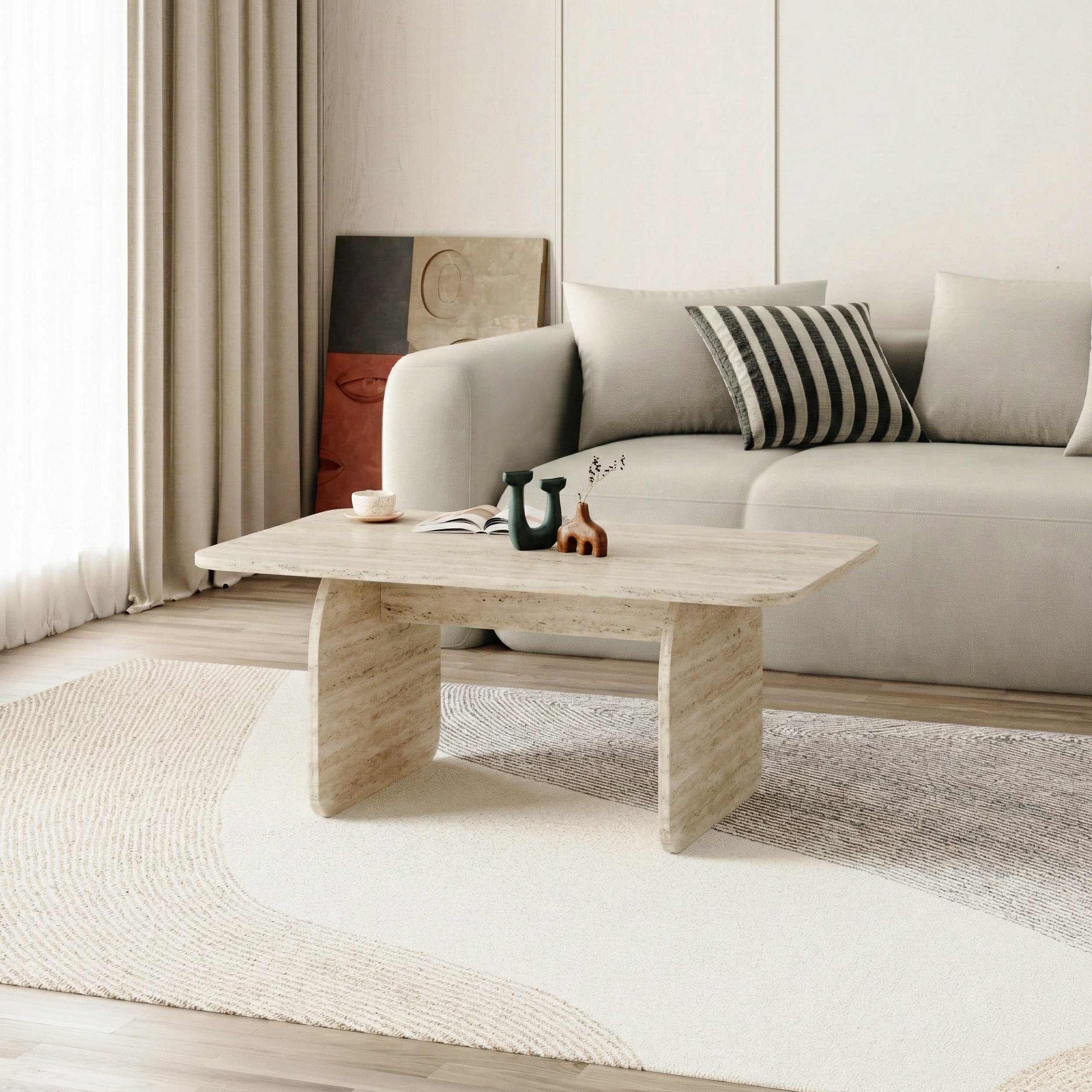 Decortie Pietra Coffee Table - Stone