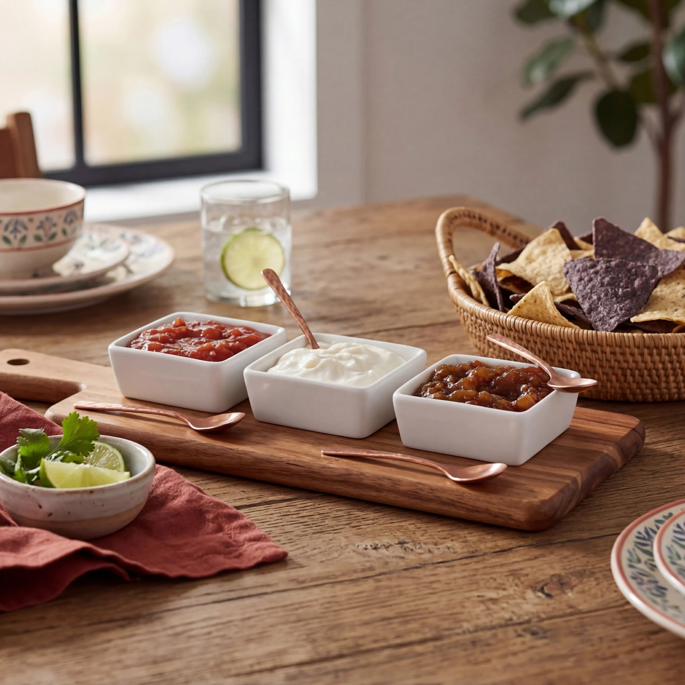 Orsina Dela Set Of 3 Anti Pasti Serving Dishes – White