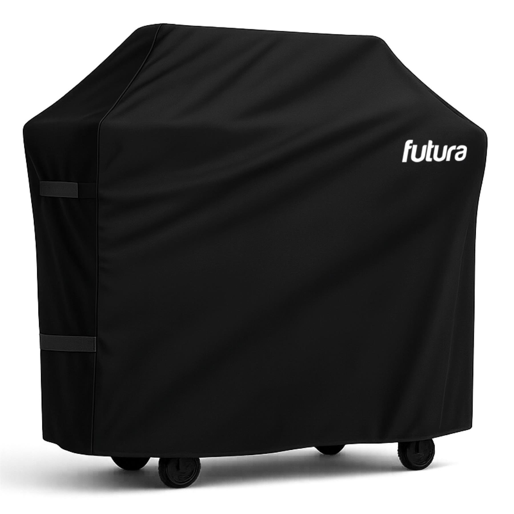 Futura Premium Large Waterproof BBQ Cover - 152 x 71 x 112cm - Black