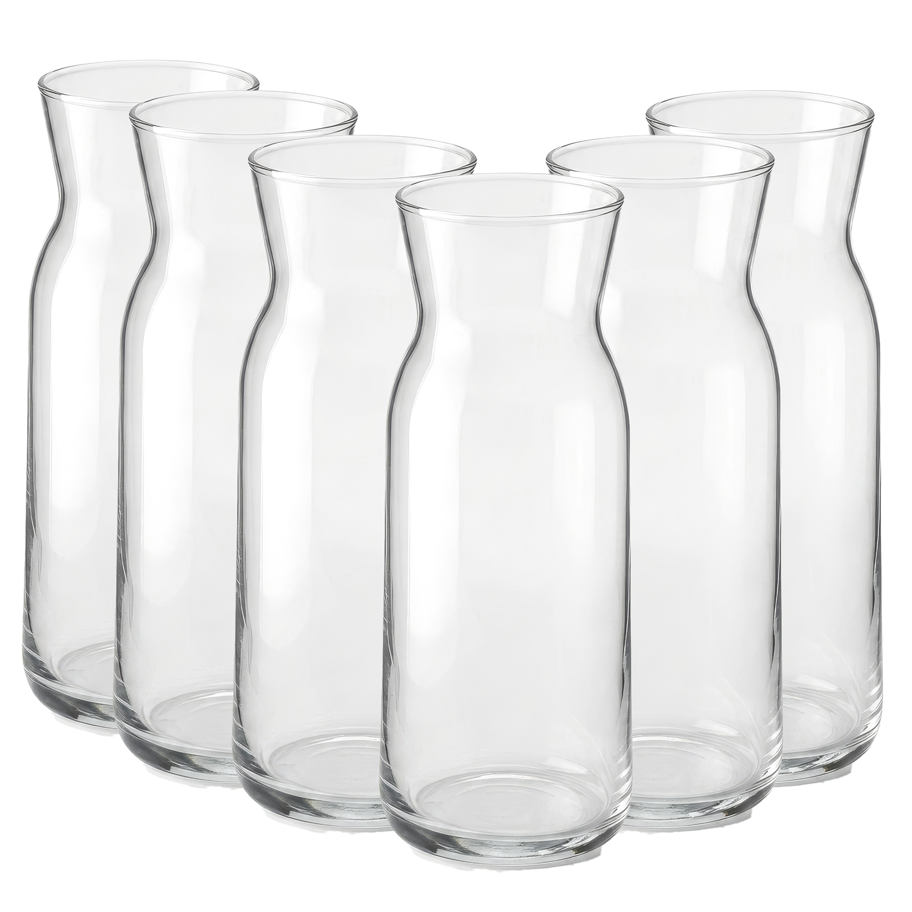Argon Tableware Brocca Glass Carafes - 700ml - Pack of 6