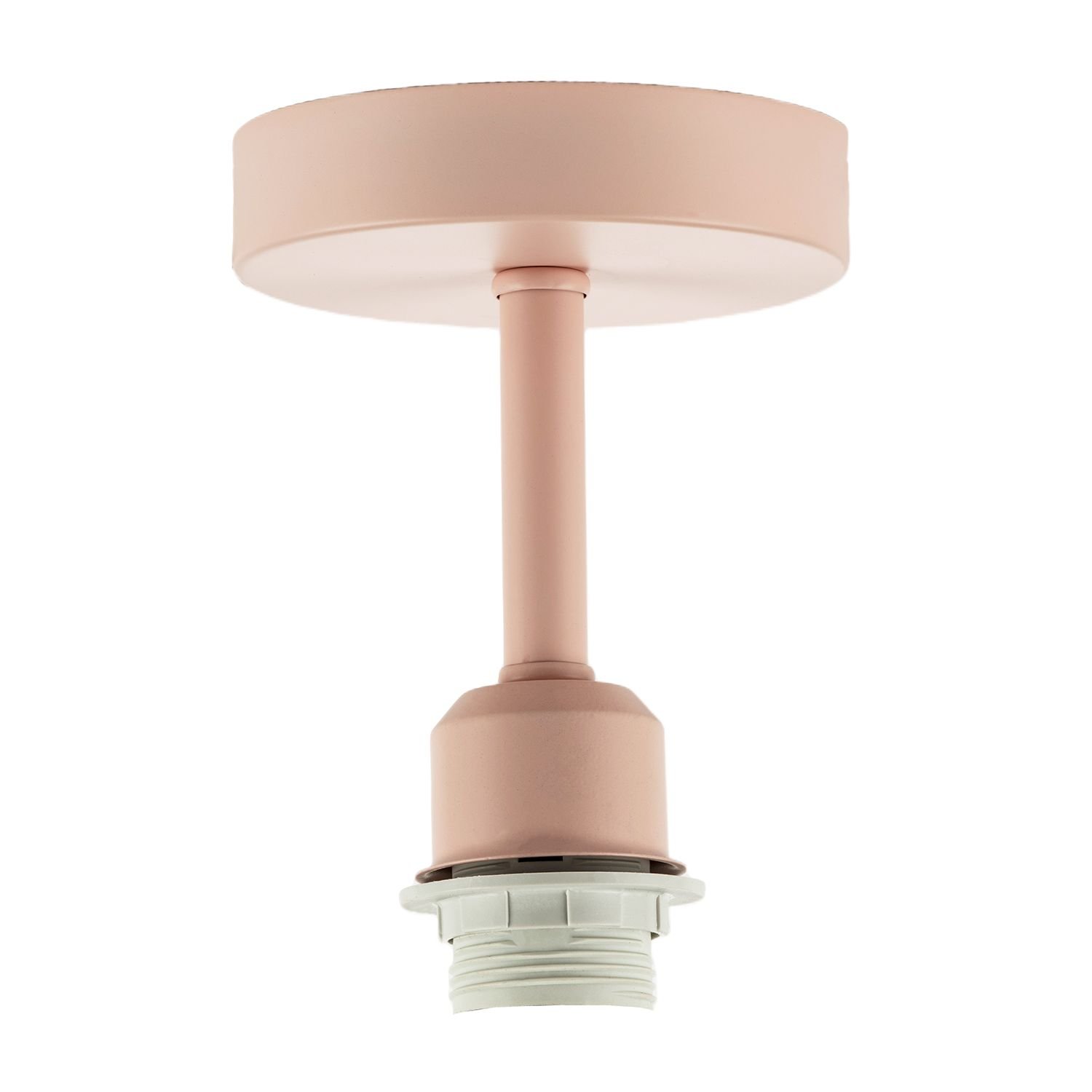 Happy Homewares Soft Blush Pink to Hold Ceiling Light - 12cm
