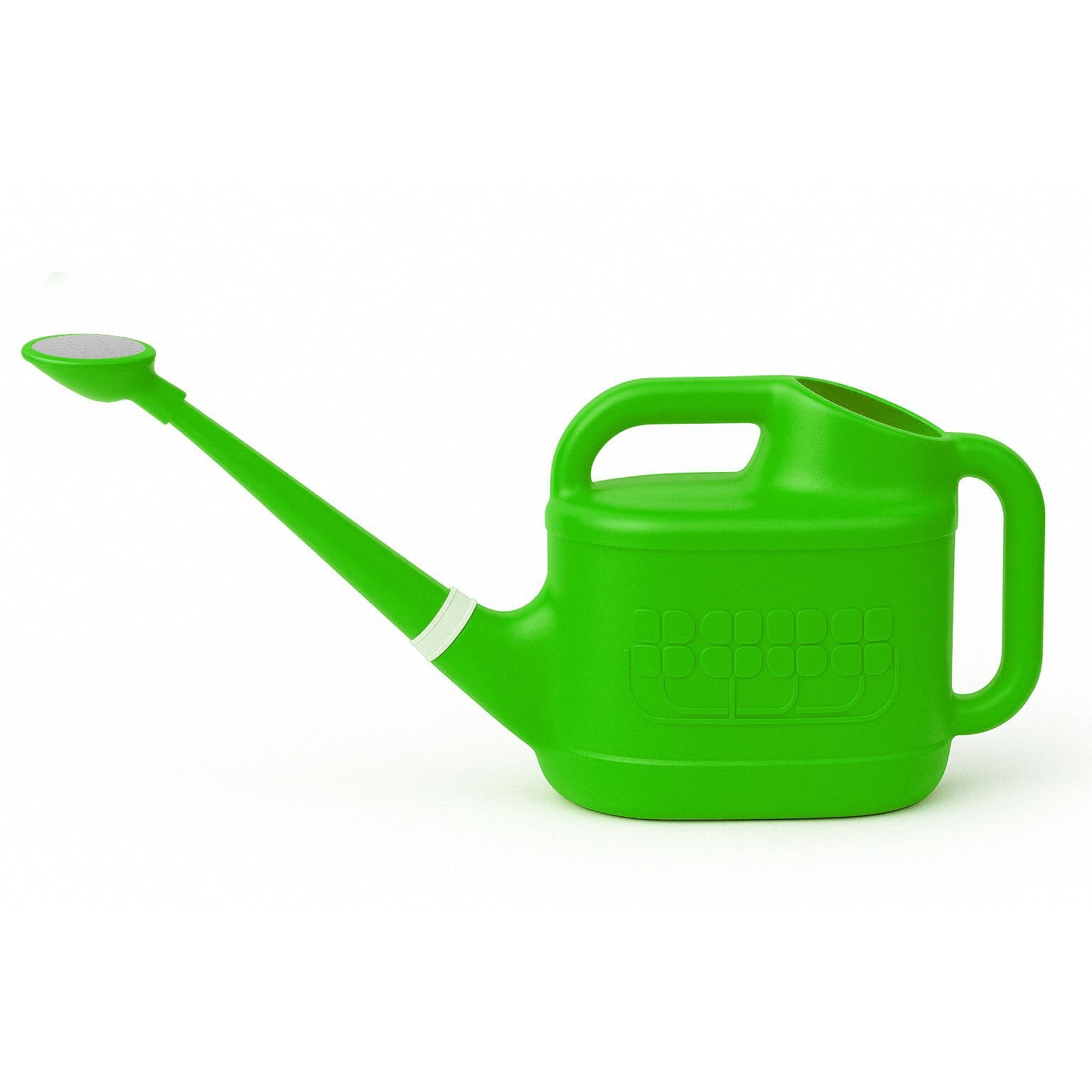 Keplin 8L Sprinkler Rose Plastic Watering Can - Green