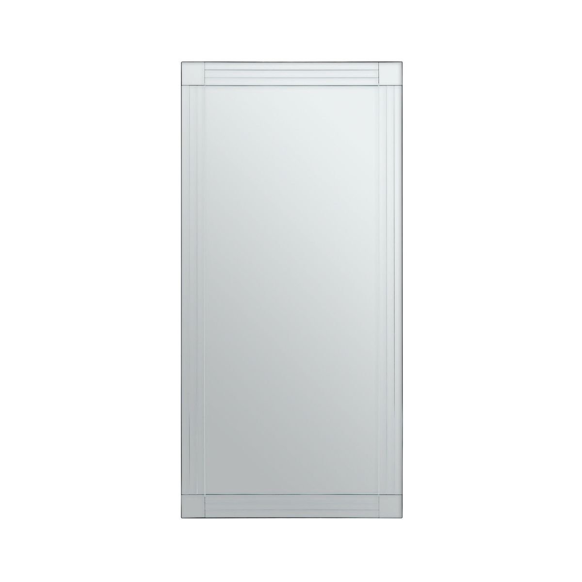 Orsina Sana Linear Detail Full Length Wall Mirror - Clear