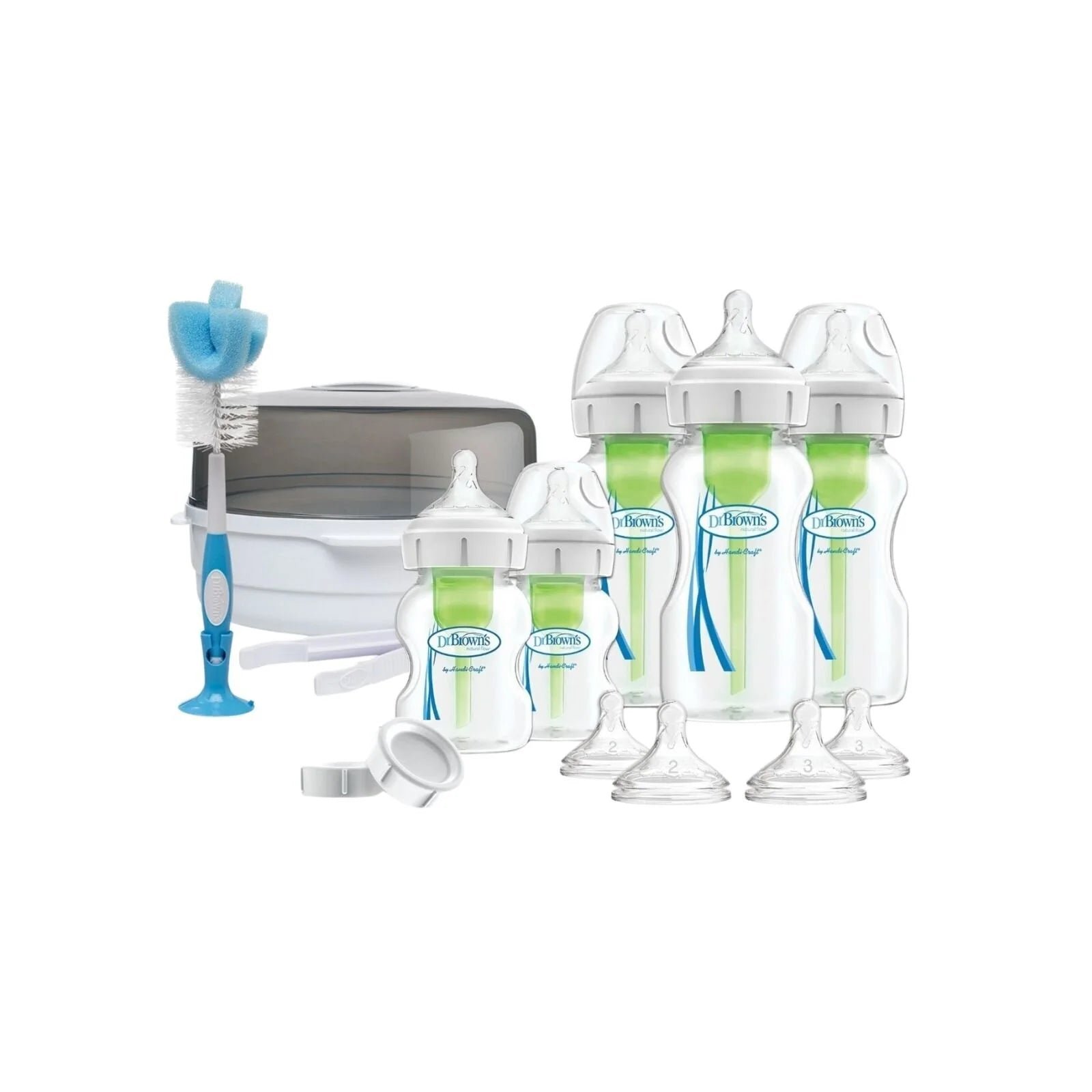 Dr. Brown's Options+ Anti-Colic Wide Neck Baby Bottle Gift Set
