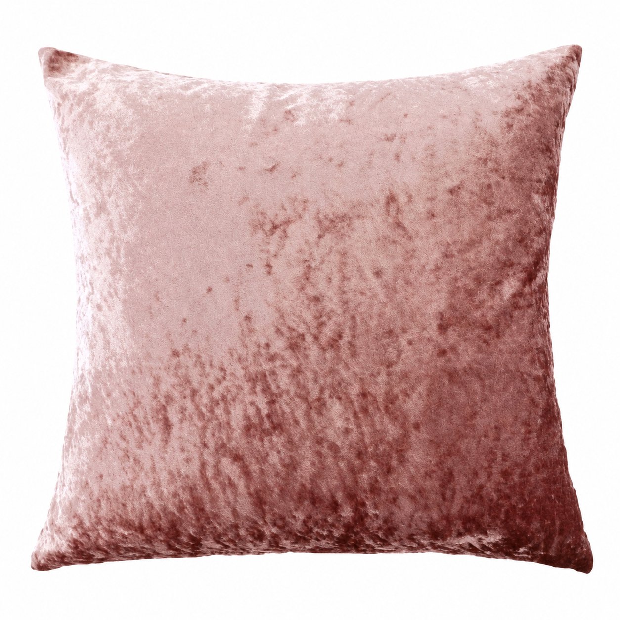 New Edge Blinds Crushed Velvet Blush Pink Cushion Cover - 43 x 43cm