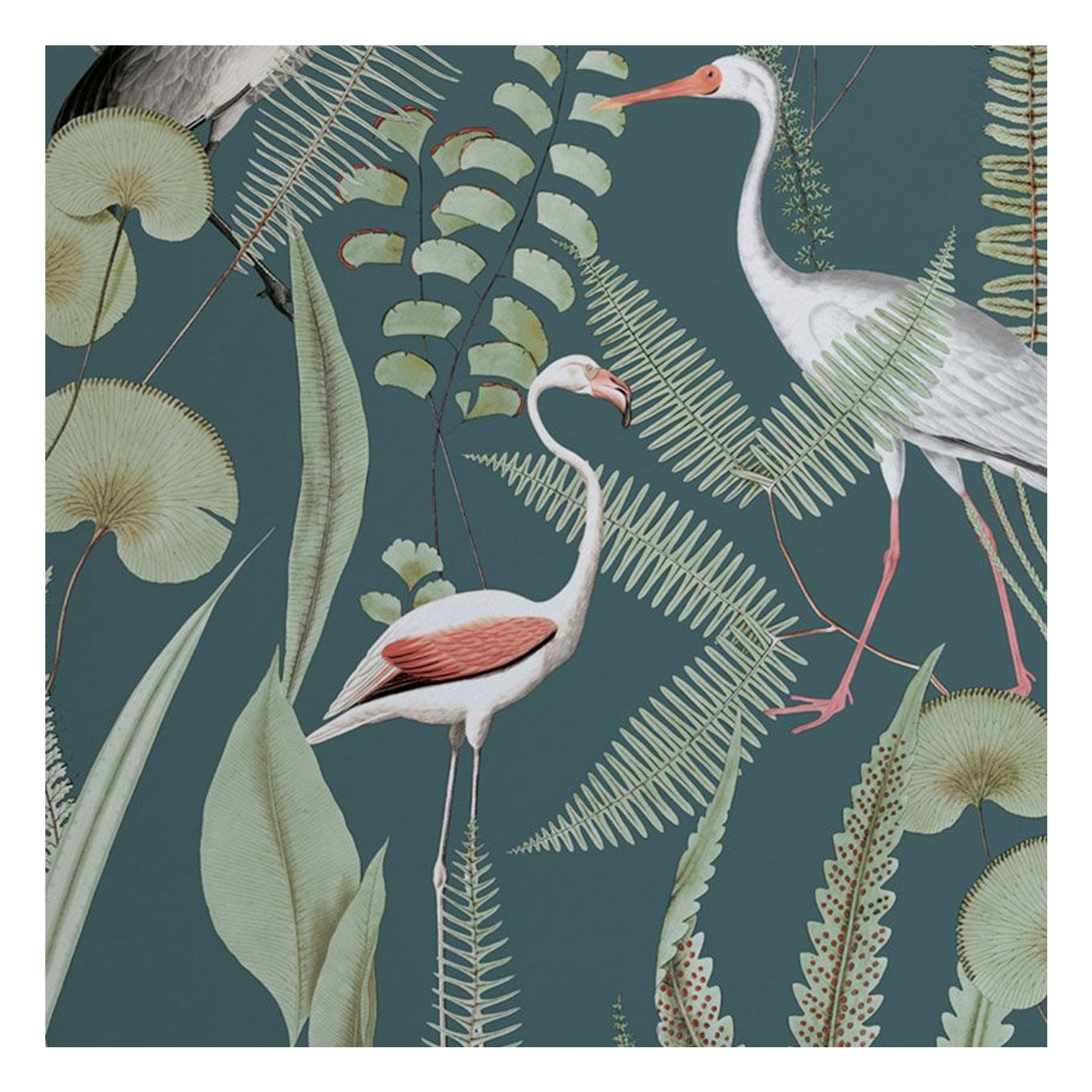 Muriva Eden Collection Kivu Wallpaper - Green