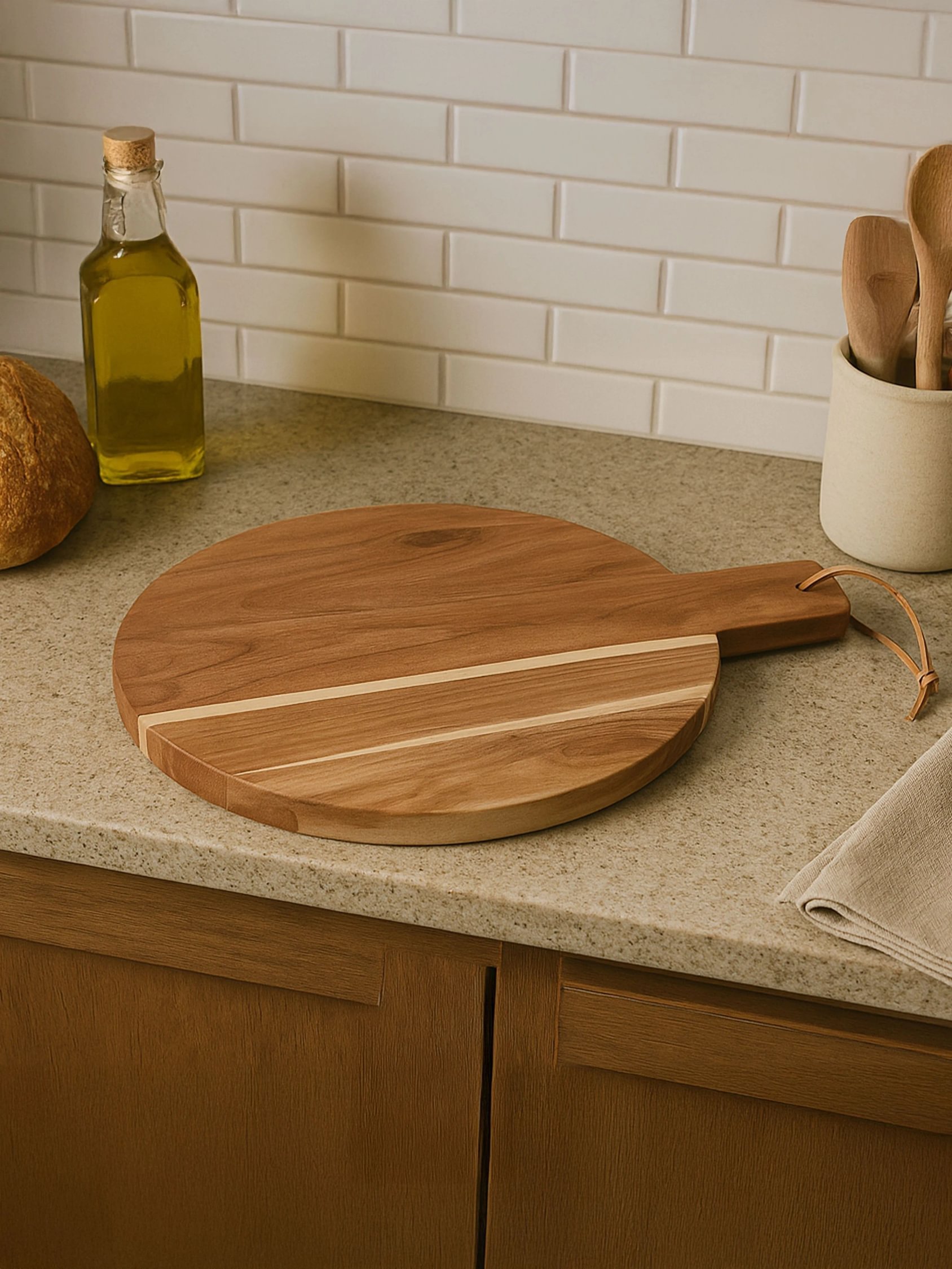 Orsina Socorro Acacia Wood Chopping and Serving Board - Natural