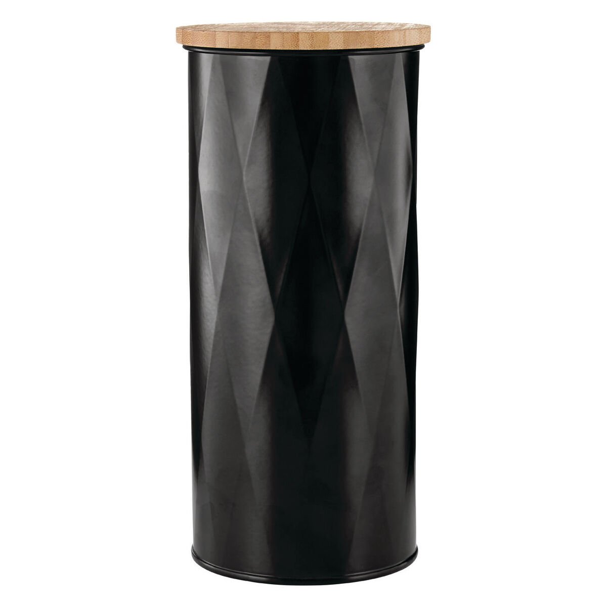 Orsina Rhombus Large Storage Canister – Black