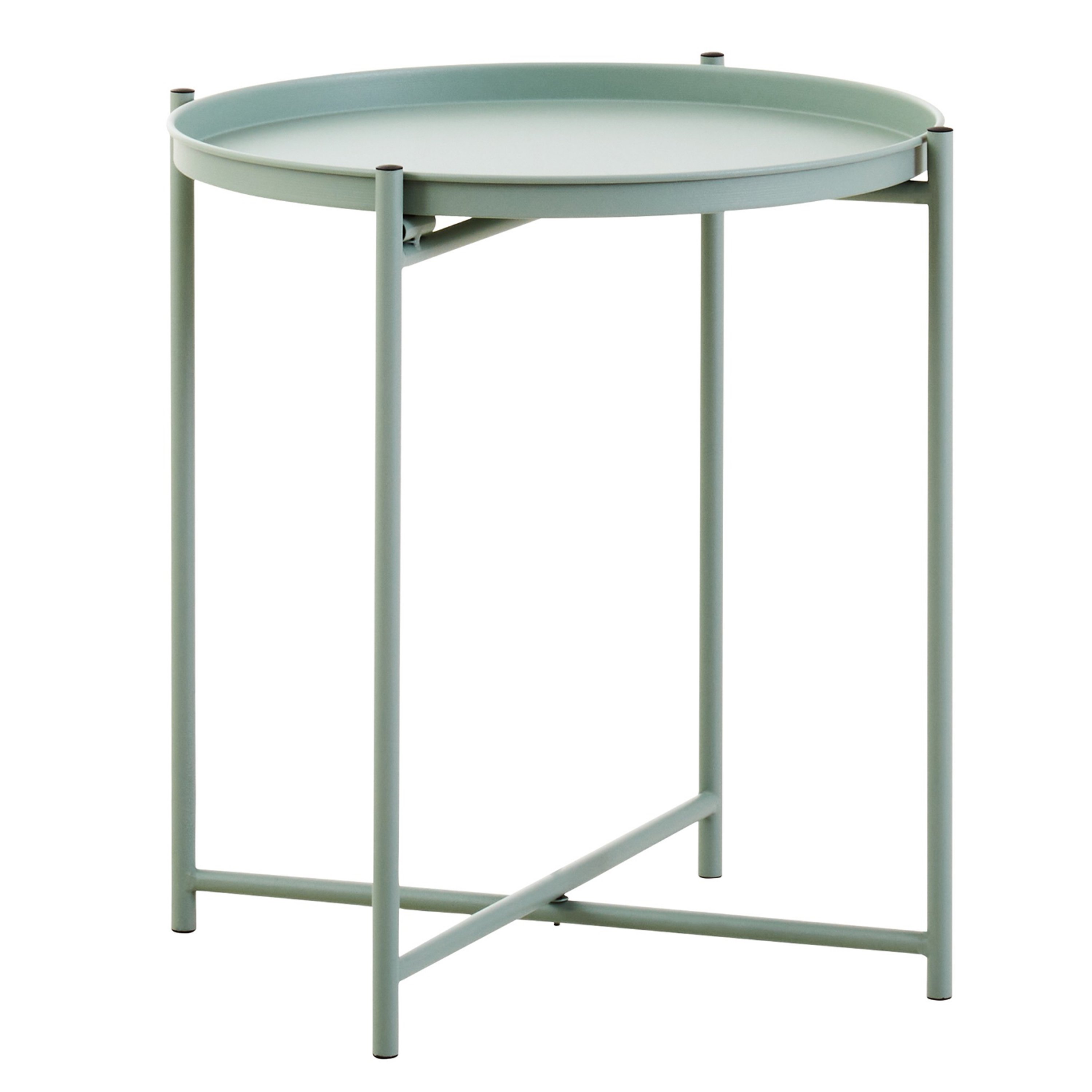 Orsina Trosa Iron Side Table - Green