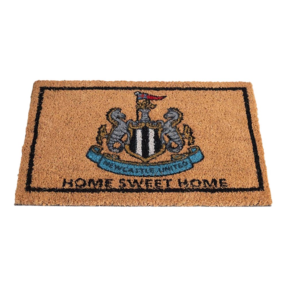 Newcastle United FC Coir Crest Door Mat - Gold