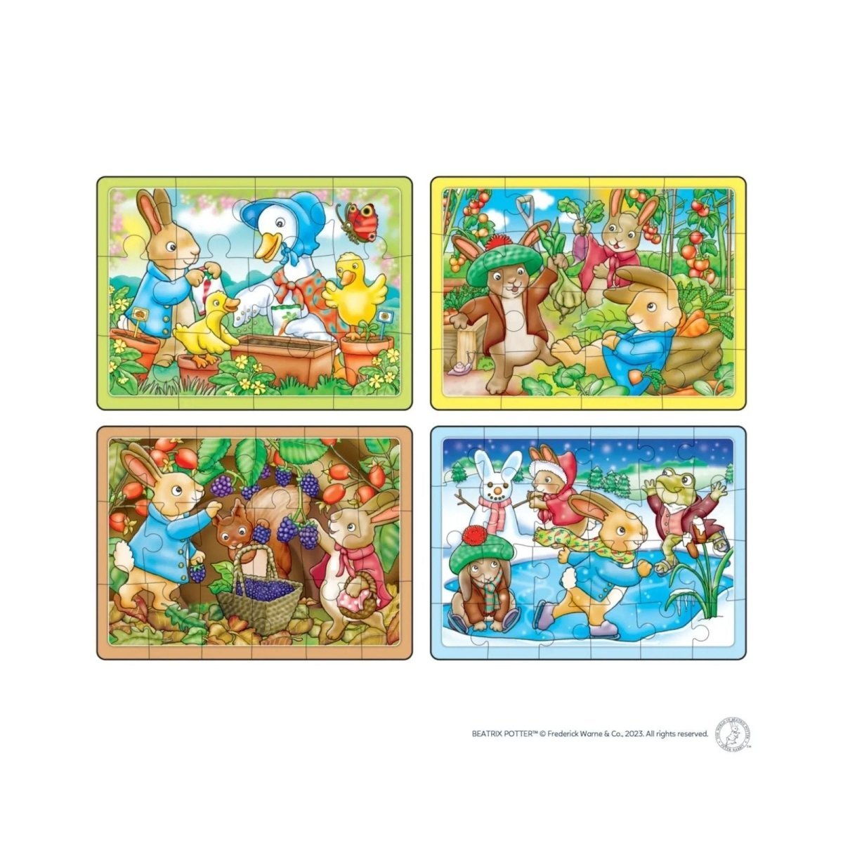 Orchard Toys Peter Rabbit 4-in-a-Box Puzzles