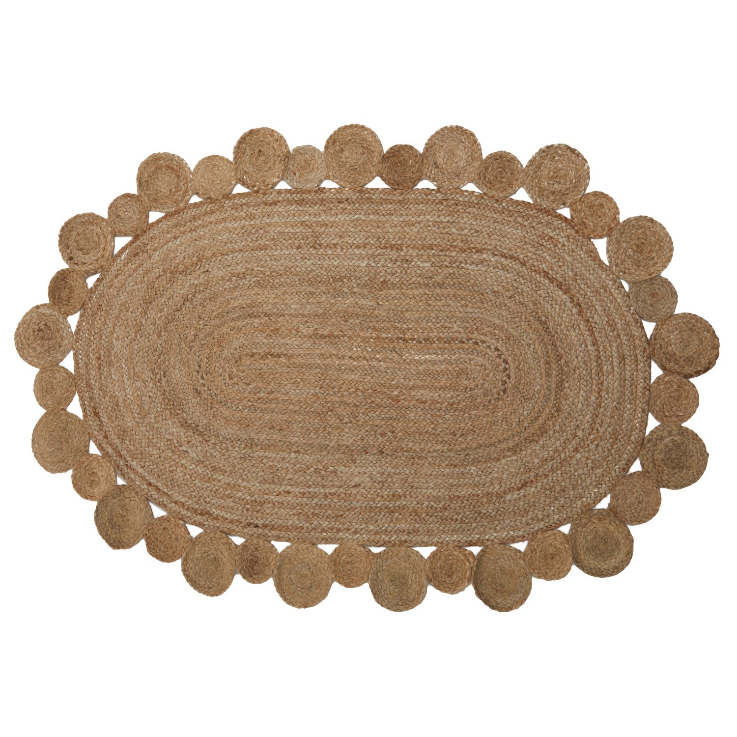 Orsina Brown Bosie Demir Oval Rug - 120 x 170cm