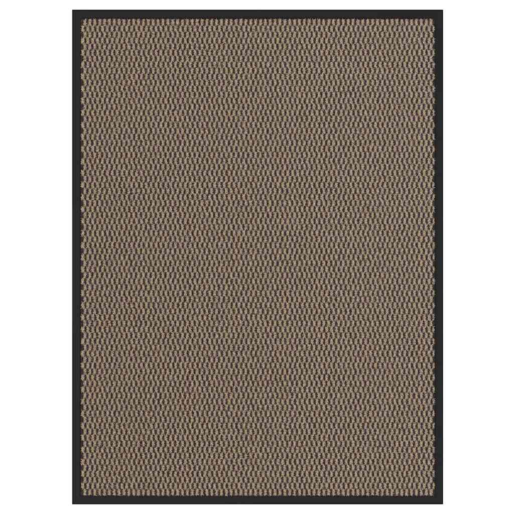 Walplus Polypropylene Doormat - Brown - 80 x 120 cm