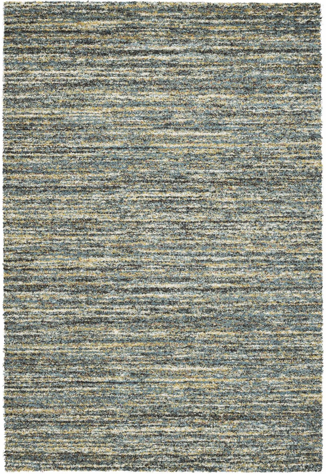 Mega Flooring Blue Modern Abstract Rug - 80 x 150cm