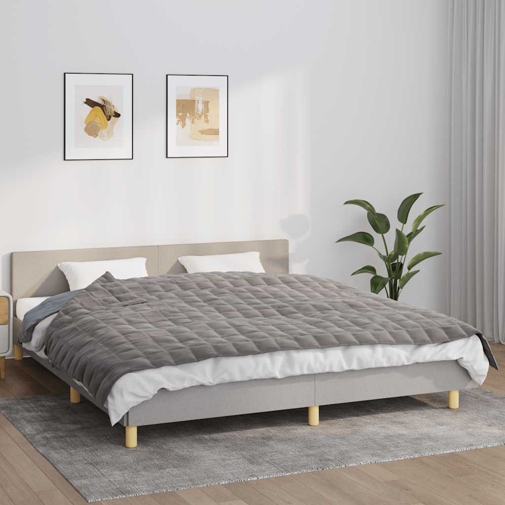 Walplus 11 kg Polyester Weighted Blanket - Grey - 155 x 220 cm