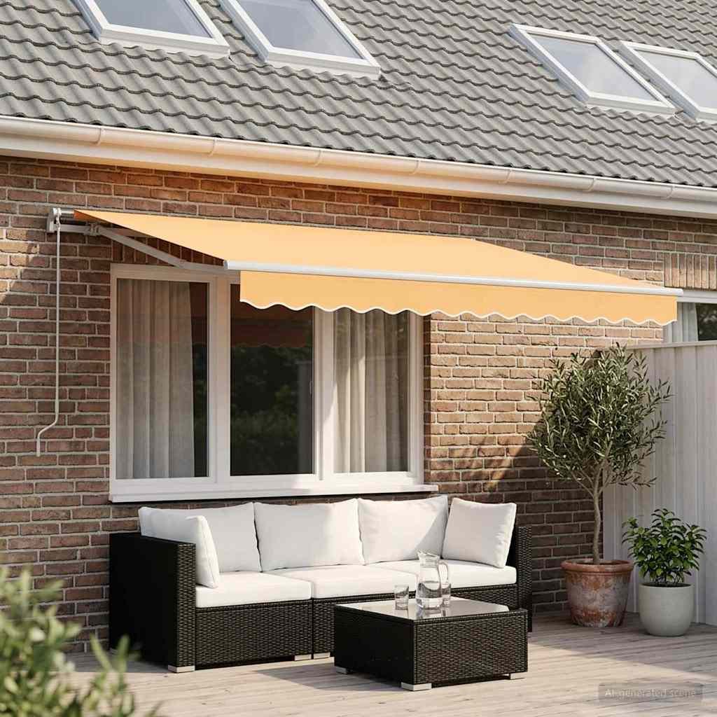 Walplus Polyester Awning Replacement Fabric - 300 x 250 cm - Easy to Install