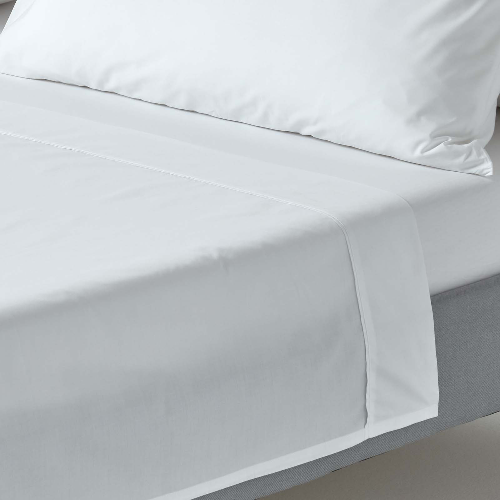 Homescapes Egyptian Cotton White Flat Sheet - Double