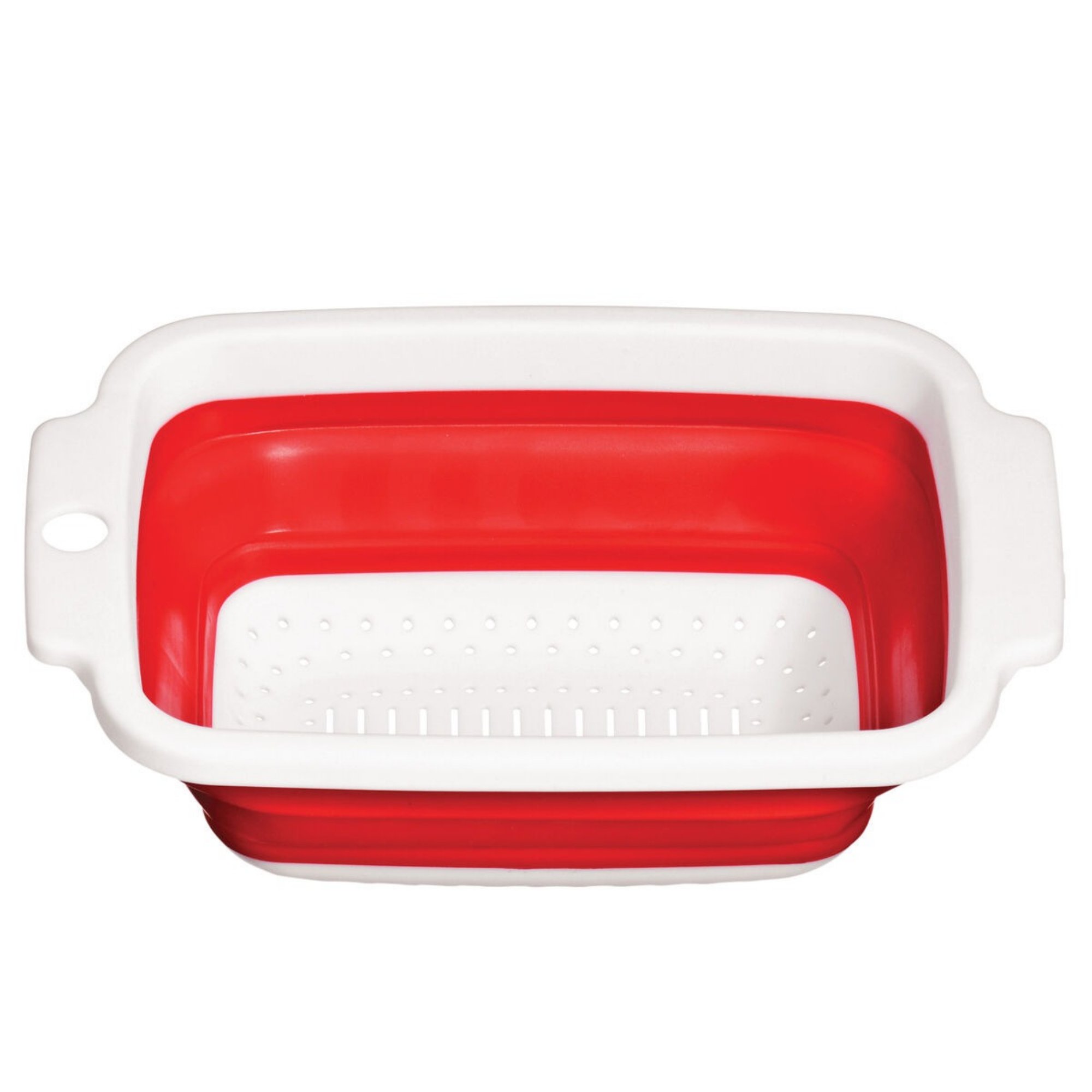 Orsina Zing Collapsible Colander – Red and White