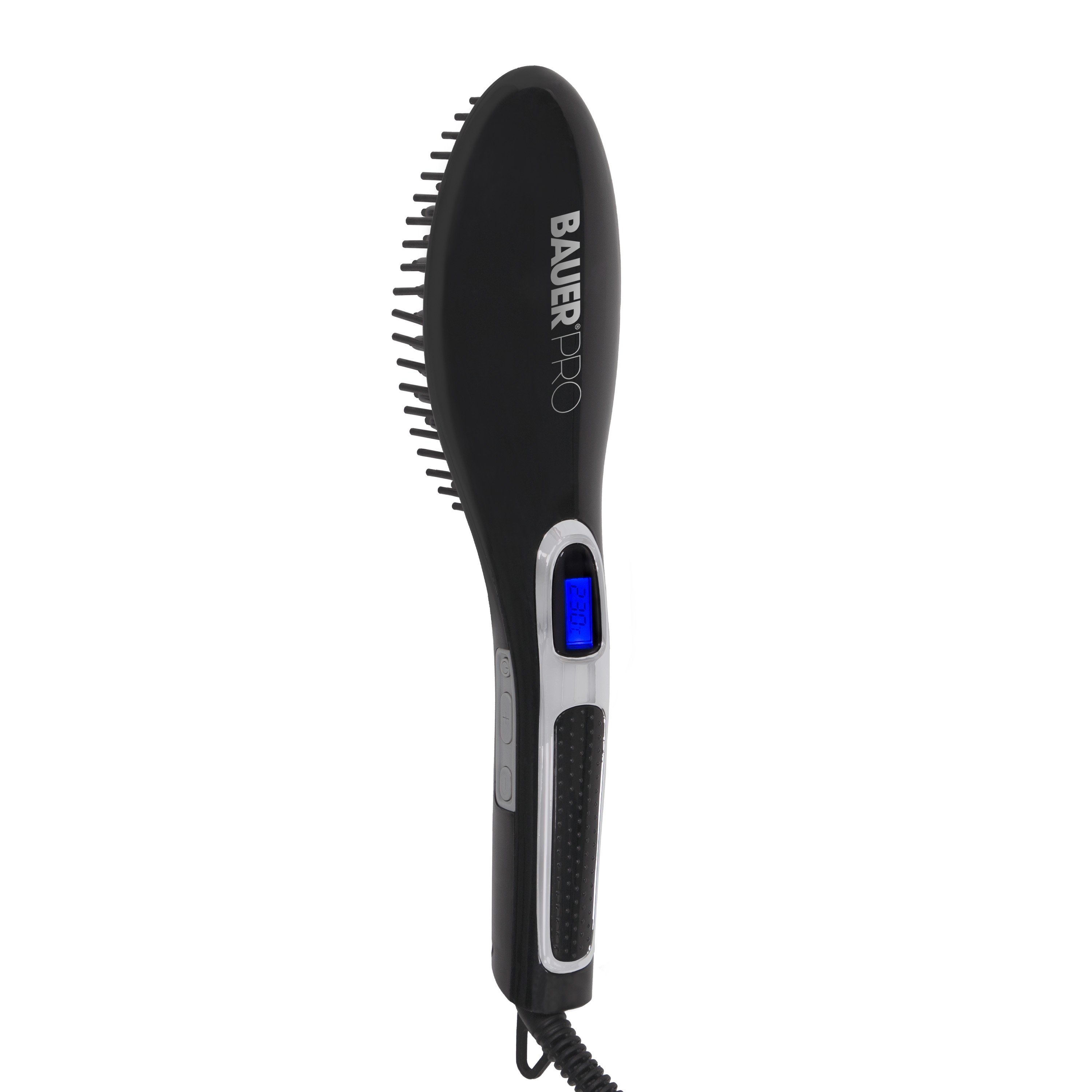 Bauer Professional Hair Straightening Brush – Black