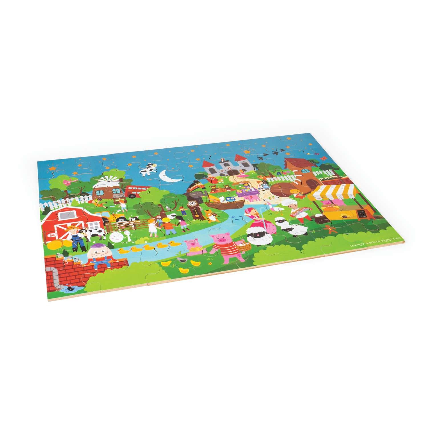 Bigjigs Toys Nursery Rhyme Floor Puzzle 2 Years +