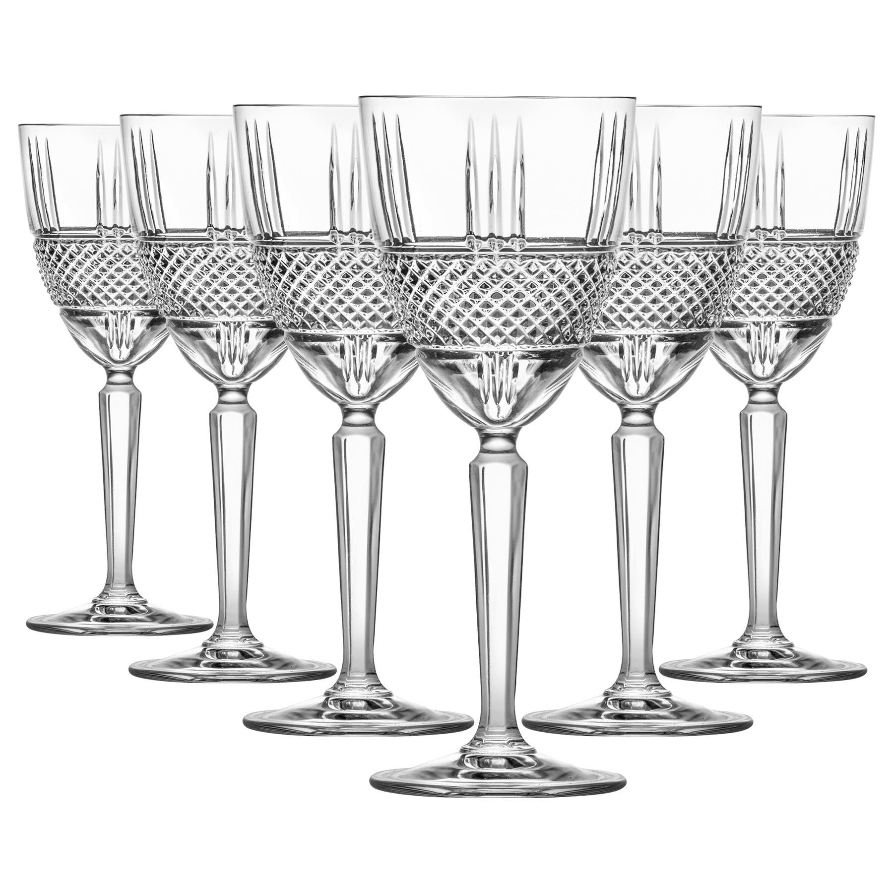 RCR Crystal Brillante Wine Glasses 290ml - Pack of 6