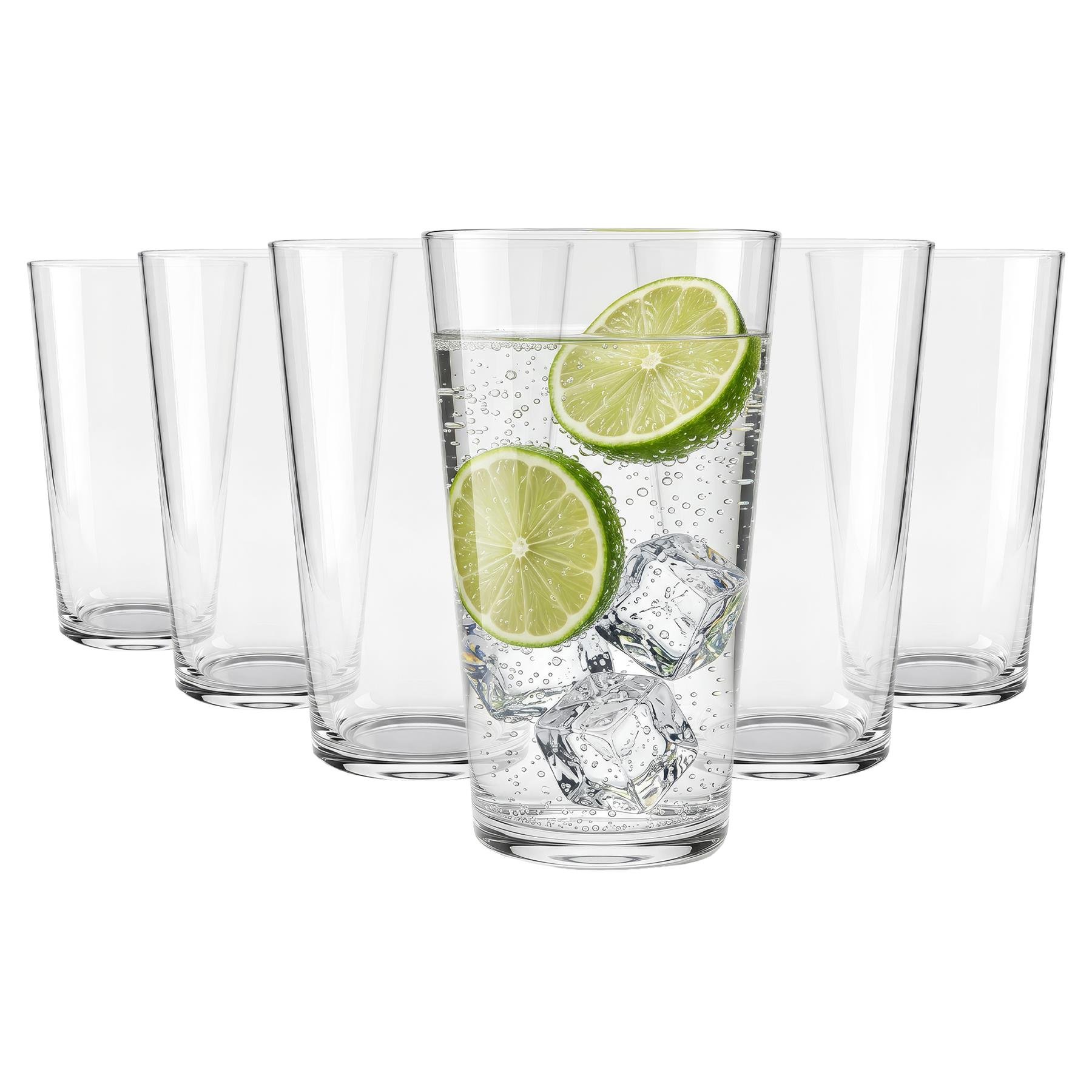 Argon Tableware Hoxton Crystal Highball Glasses - 320ml - Pack of 6