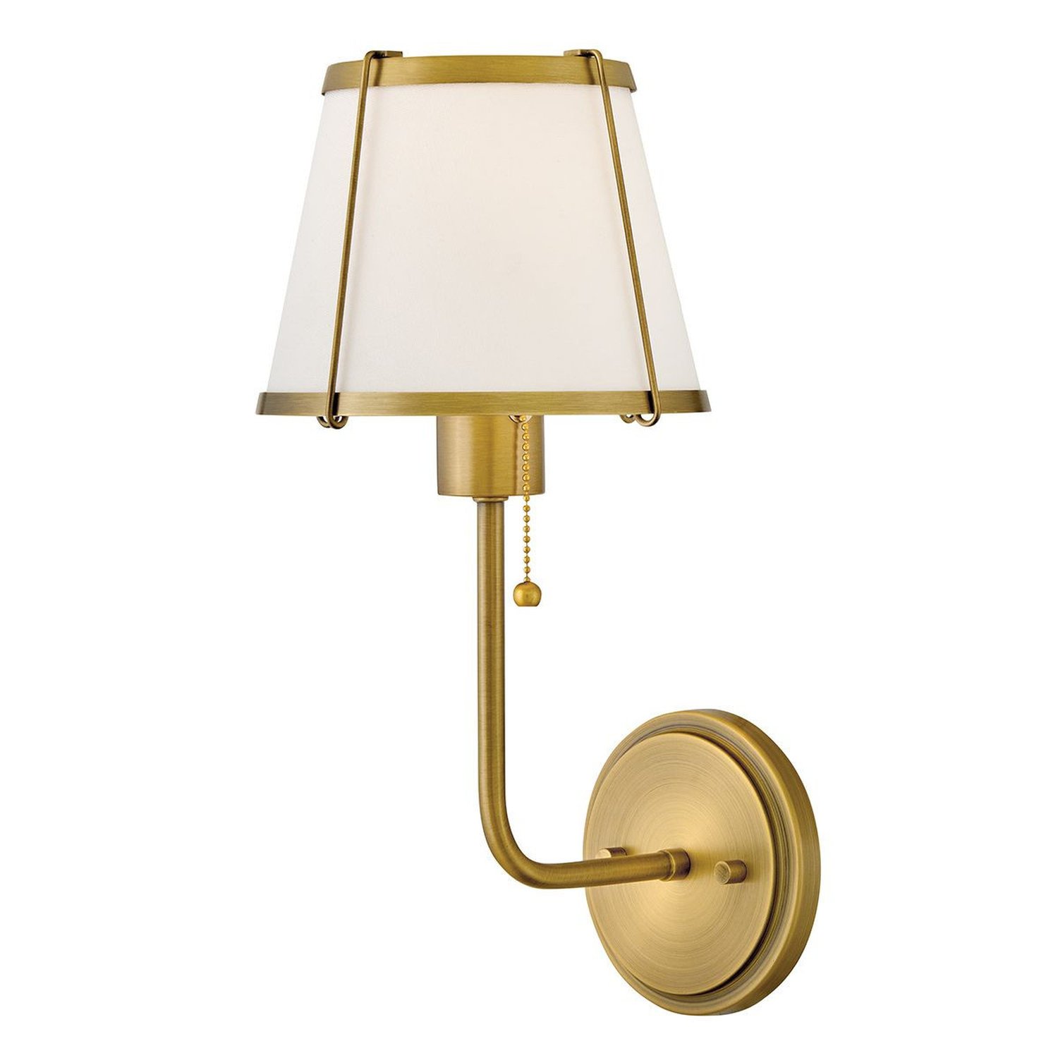 Elstead Hinkley Wall Light - Darkened Brass