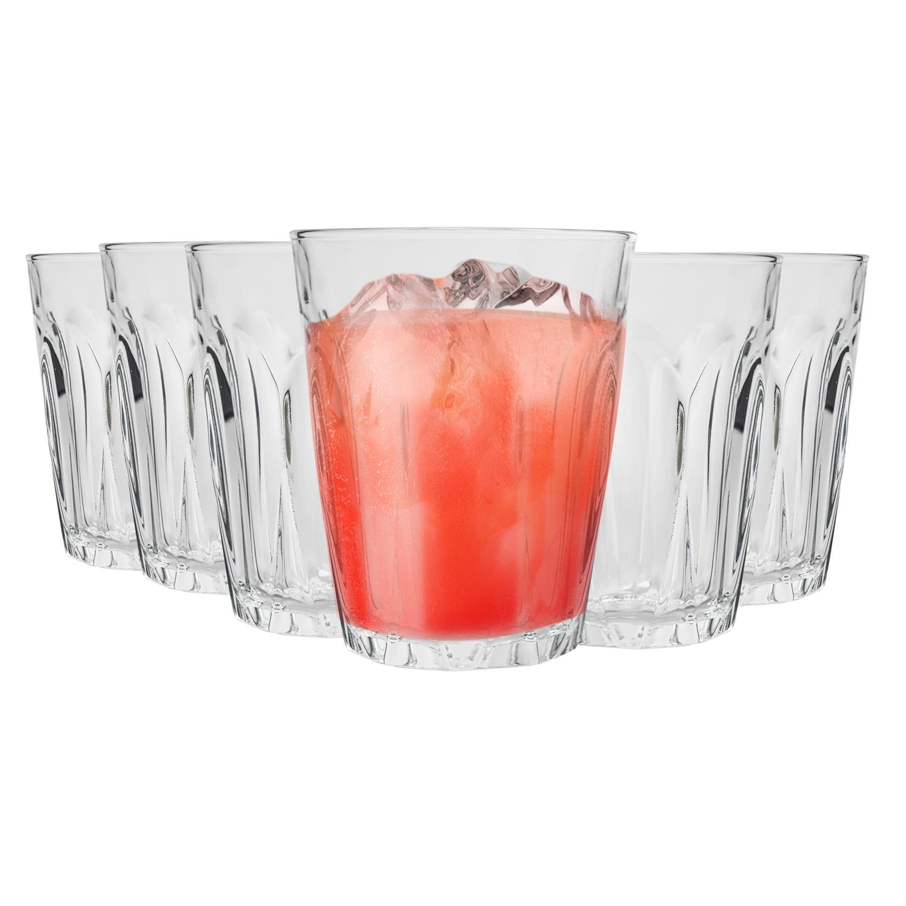 Duralex Provence 220ml Drinking Glass Tumblers - Pack of 12