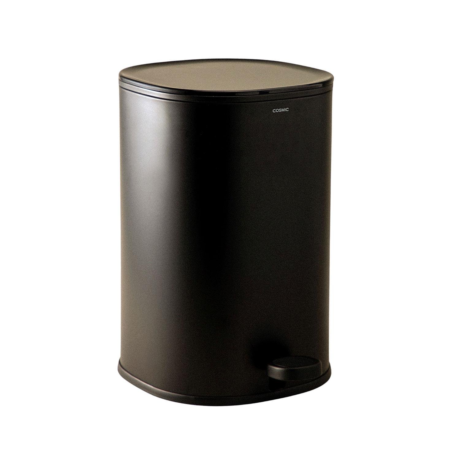 Cosmic Essentials Bathroom Bin - Matt Black