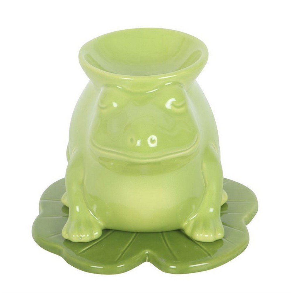 Something Different Luna Frog Oil Burner - Green