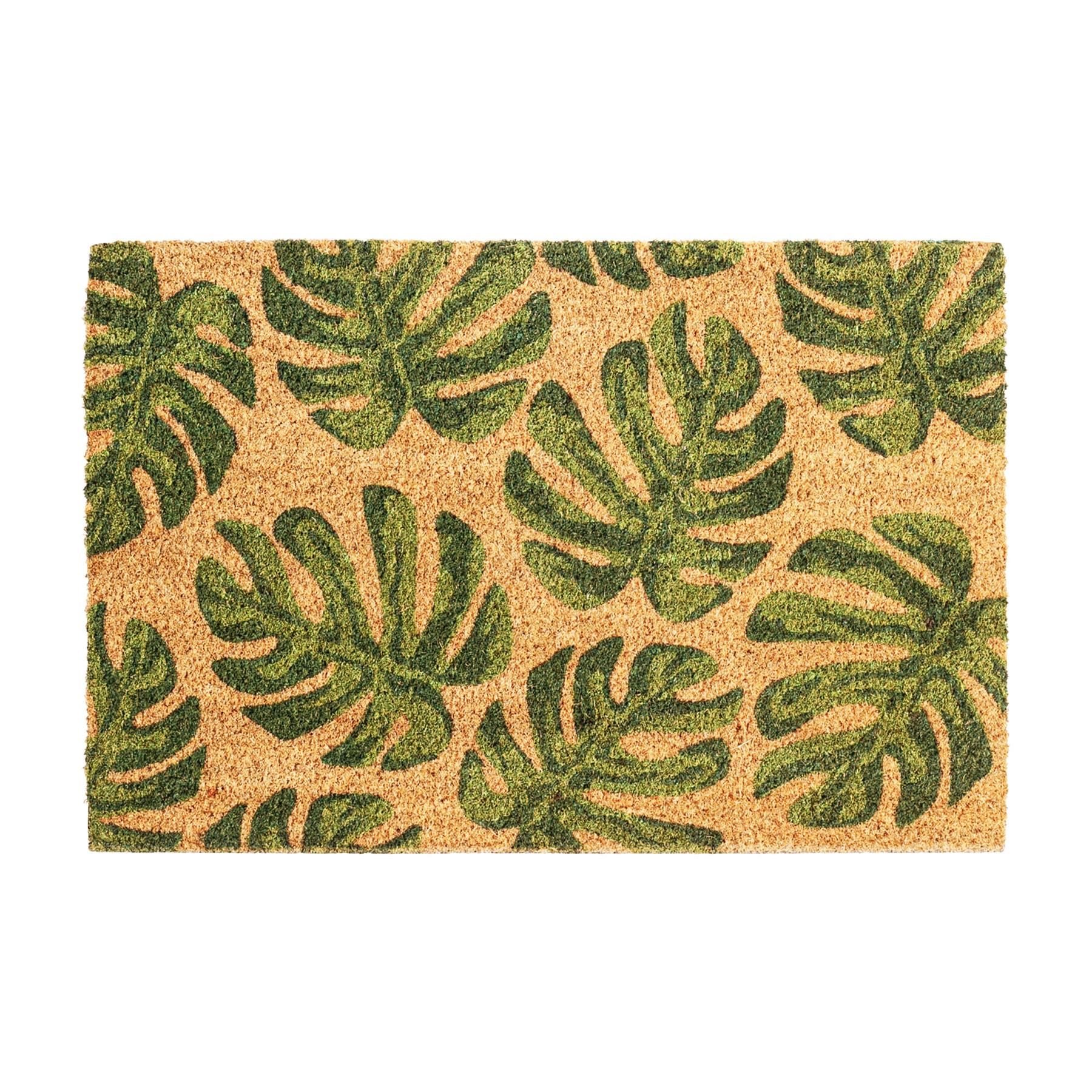 Nicola Spring Coir Door Mat - Monstera