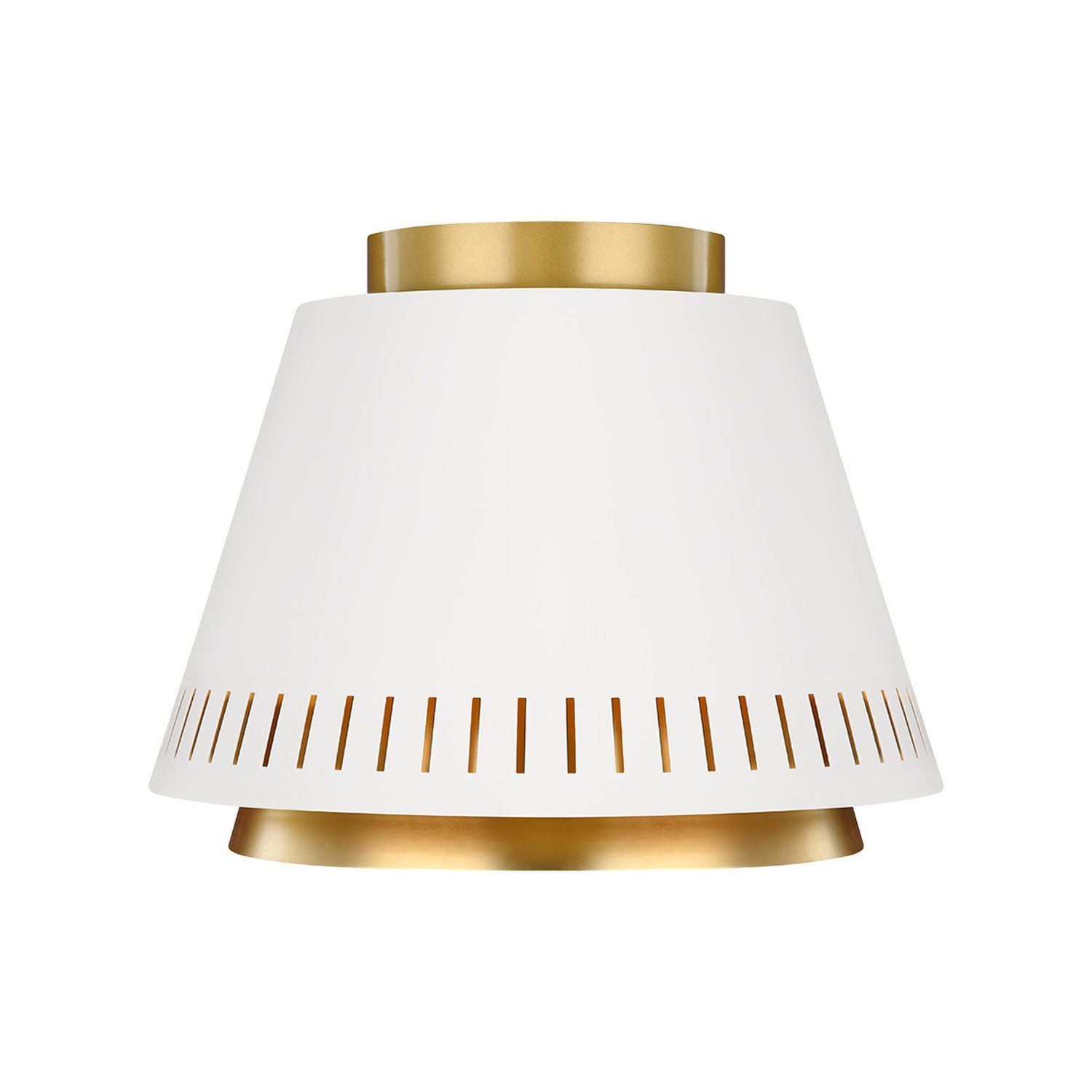 Elstead Carter Flush Ceiling Light - Matte White