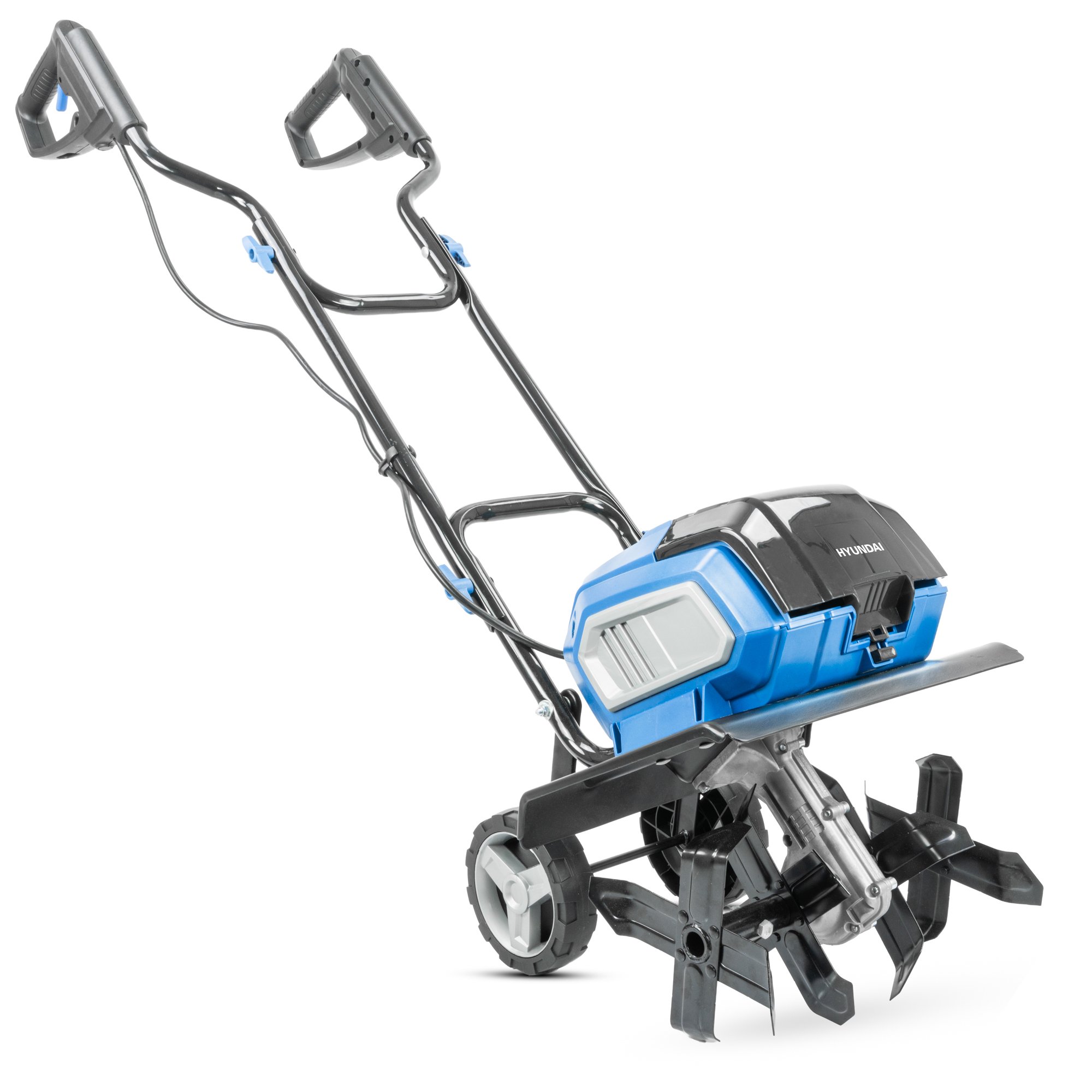 Hyundai 40V Brushless Cordless Battery Powered Garden Tiller - 36cm