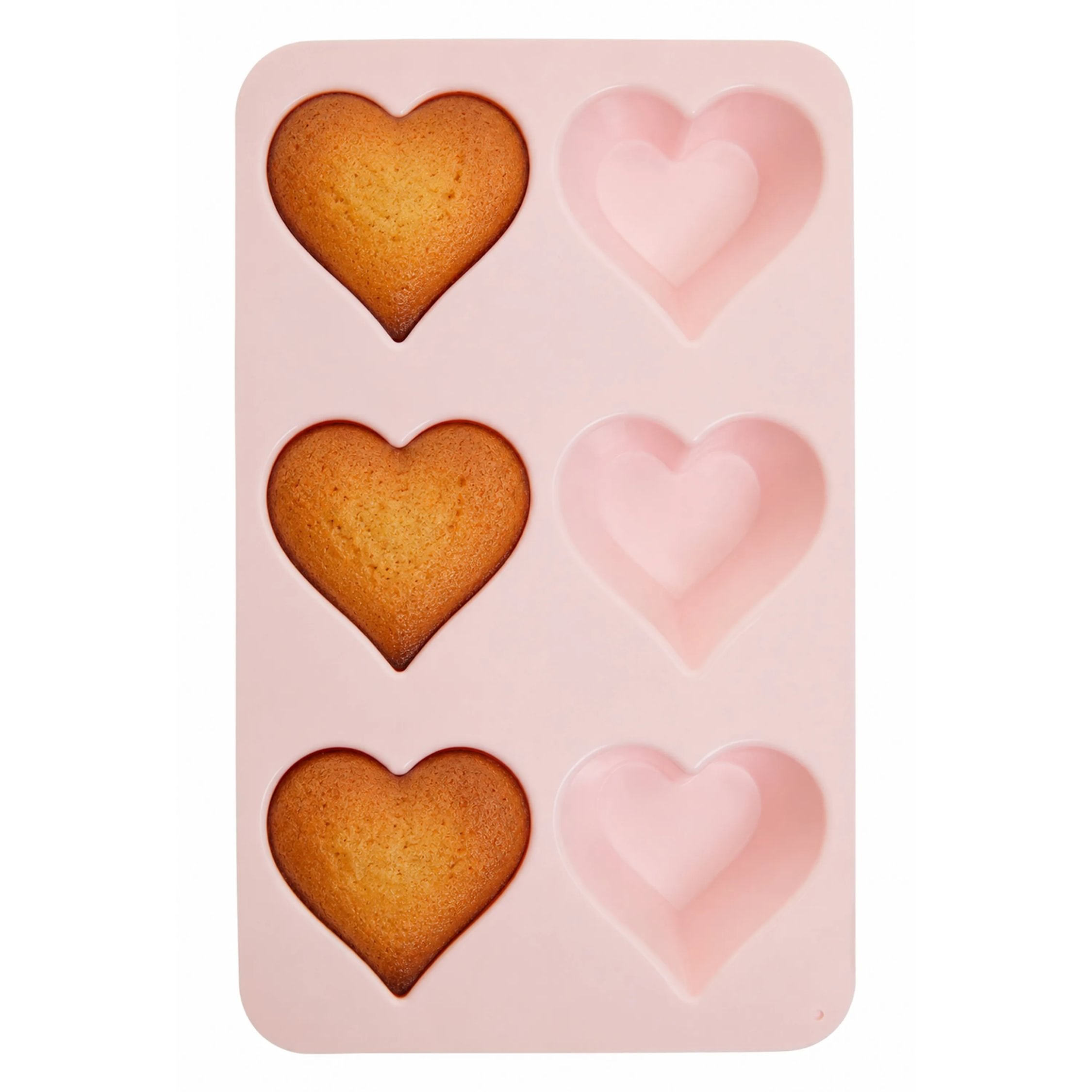 Orsina Zing Heart Shape Cake Mould - Pastel Pink