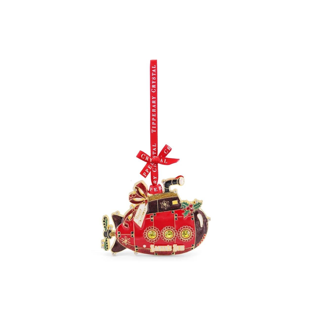 Tipperary Metal Sparkle Submarine Hanging Decoration