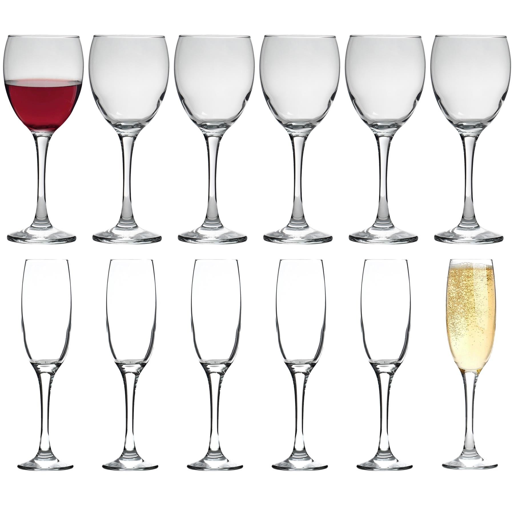 LAV 12 Piece Venue Stemware Set - Clear