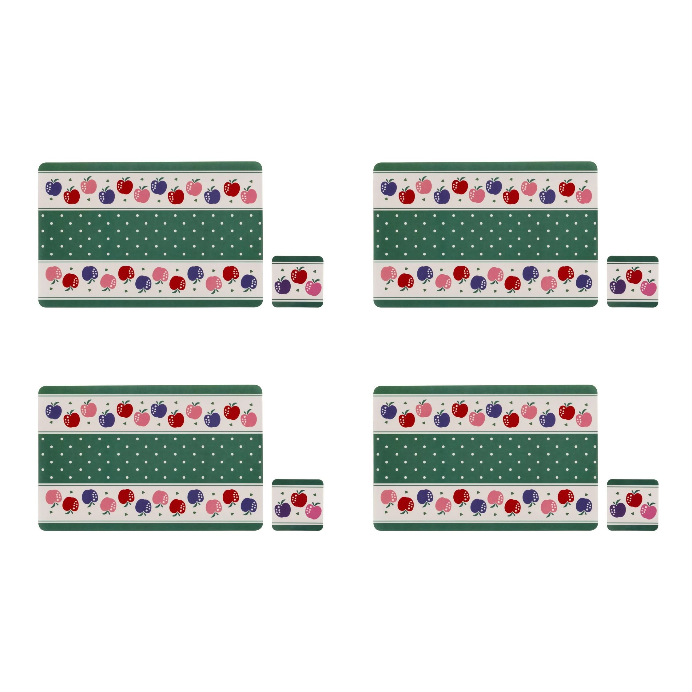Orsina Set Of 4 Placemats And Coasters - Assorted