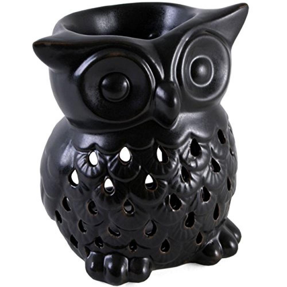 Something Different Black Owl Oil Burner - Black