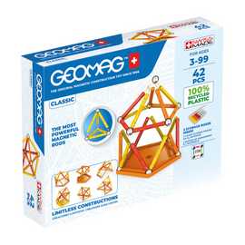Geomag Classic Shapes 42 Piece Magnetic Block Set