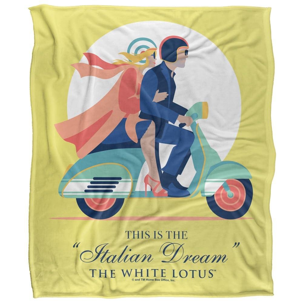 The White Lotus Italian Dream Soft Touch Blanket - 147cm x 91cm