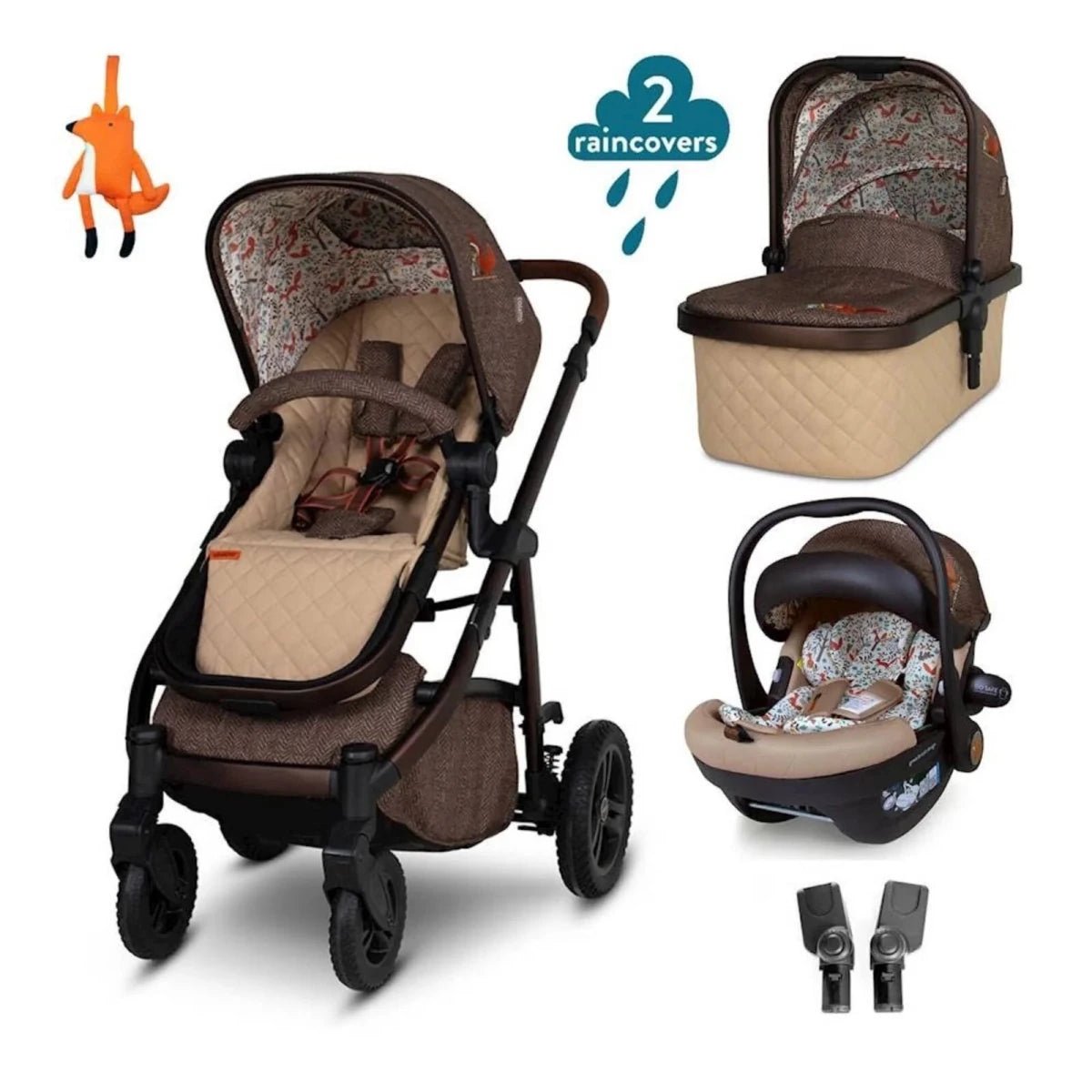 Cosatto Wow 3 Travel System with Car Seat - Foxford Hall