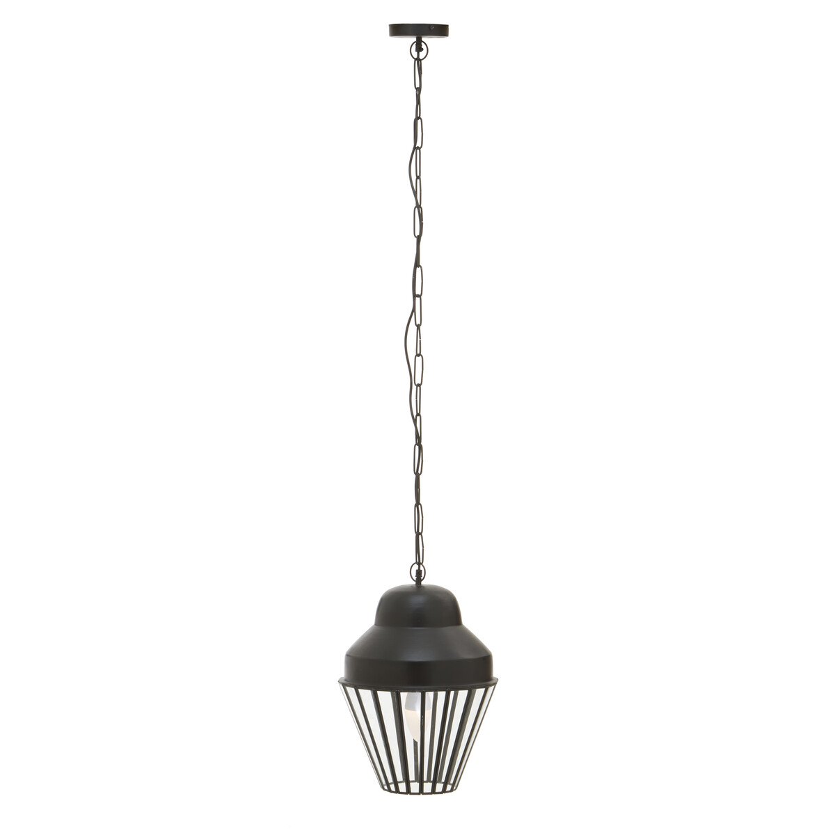 Orsina Preston One Bulb Pendant Light - Black