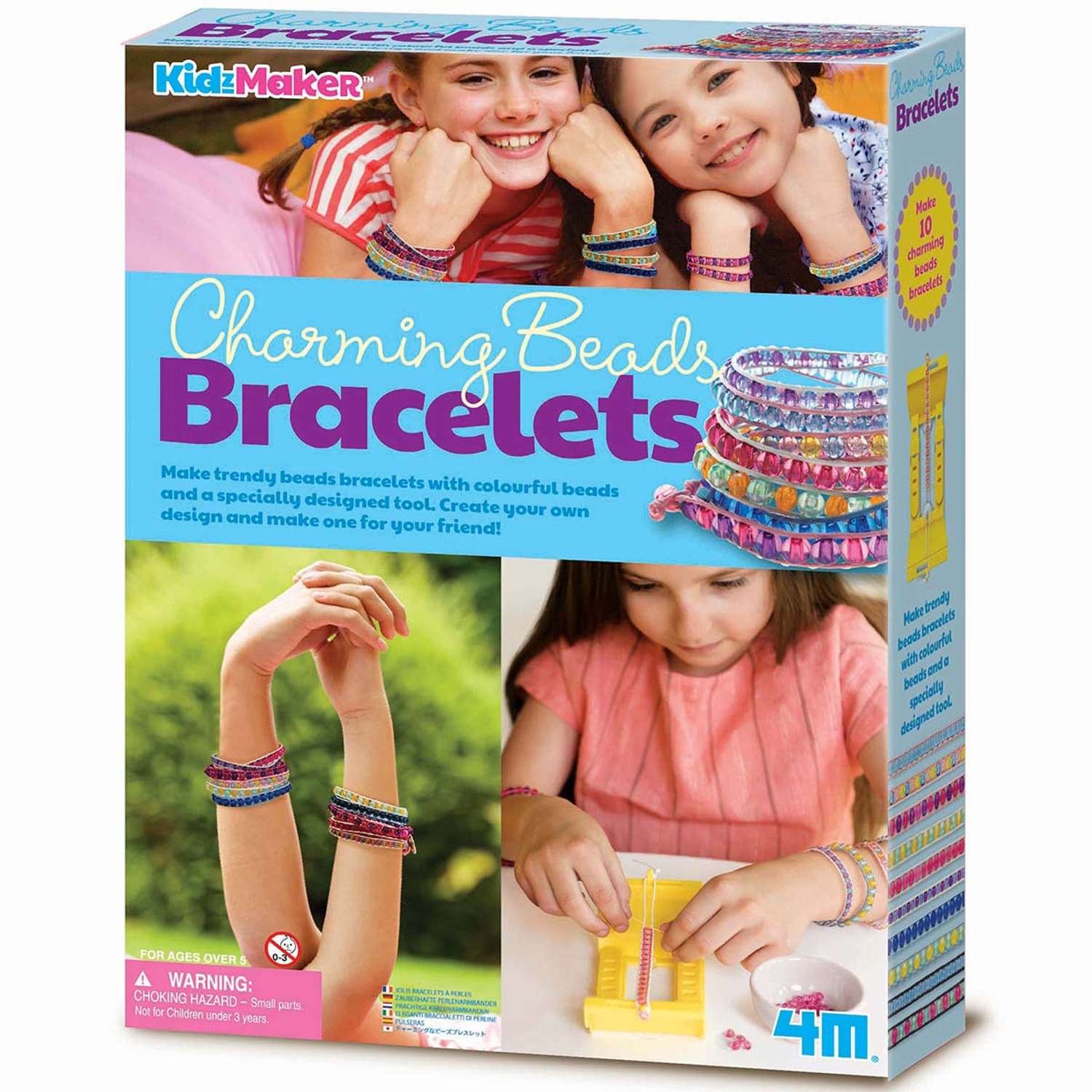 4M KidzMaker Charming Beads Bracelets - 5 Years +